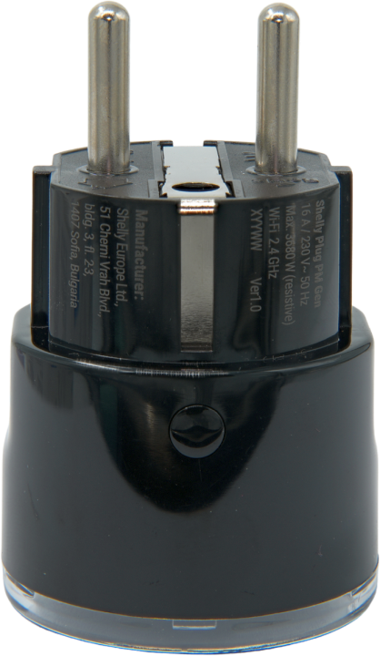 Shelly Plug PM Gen3 Black - PV One