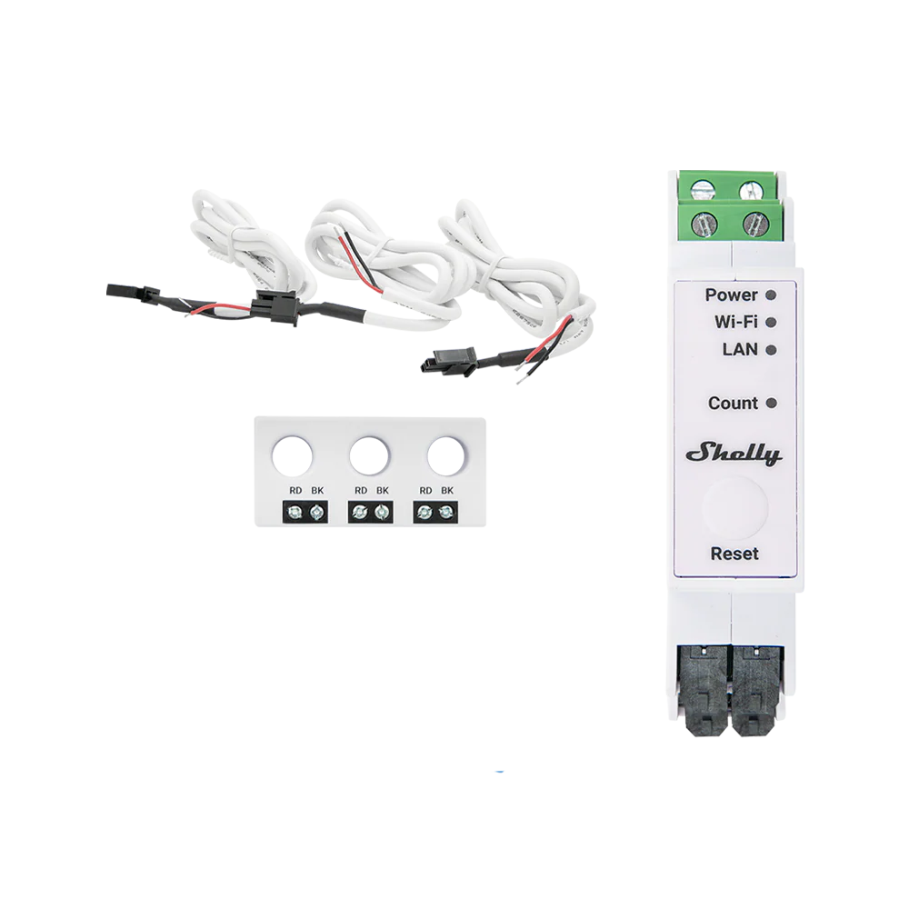 Shelly Pro 3EM 3CT 63 NUR FÜR PV 0% MWST Shelly