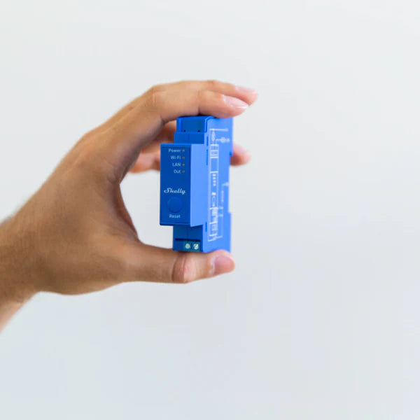 Shelly Pro 1 DIN-Schienen 1-Kanal Relais mit WLAN LAN Bluetooth Shelly