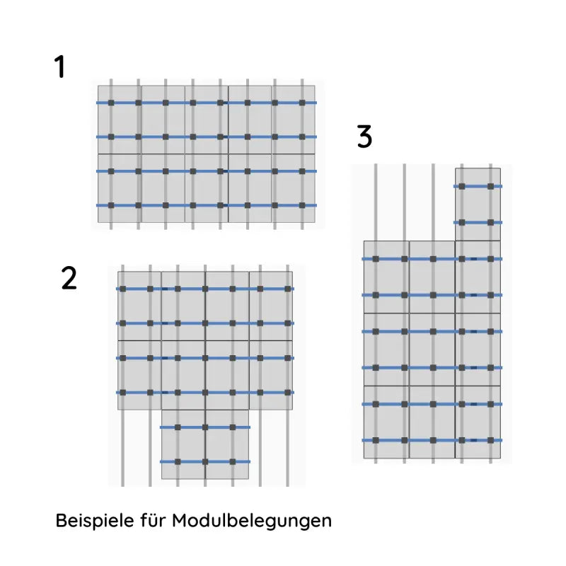 UK Paket für 10 Module von K2, SingleRail, Schrägdach, 1-lagig - PV One