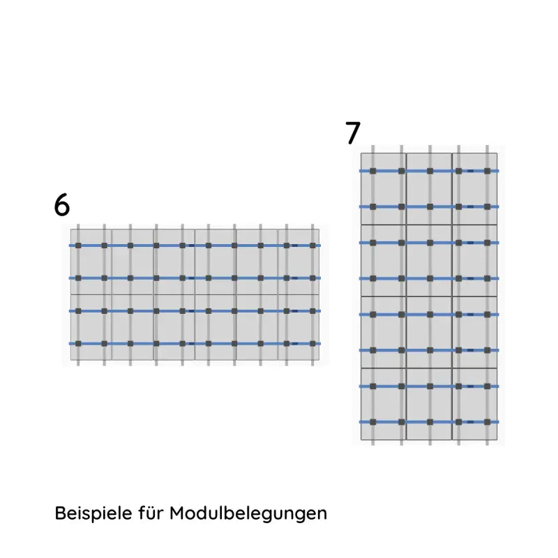 UK Paket für 10 Module von K2, SingleRail, Schrägdach, 1-lagig - PV One