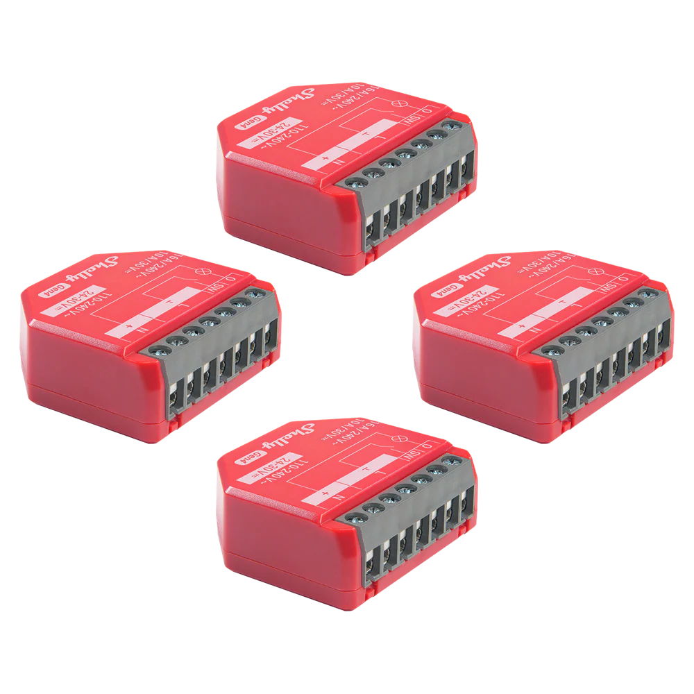Shelly 1PM Gen4 WLAN Smart Relais mit Leistungsmessung Bluetooth Matter Shelly