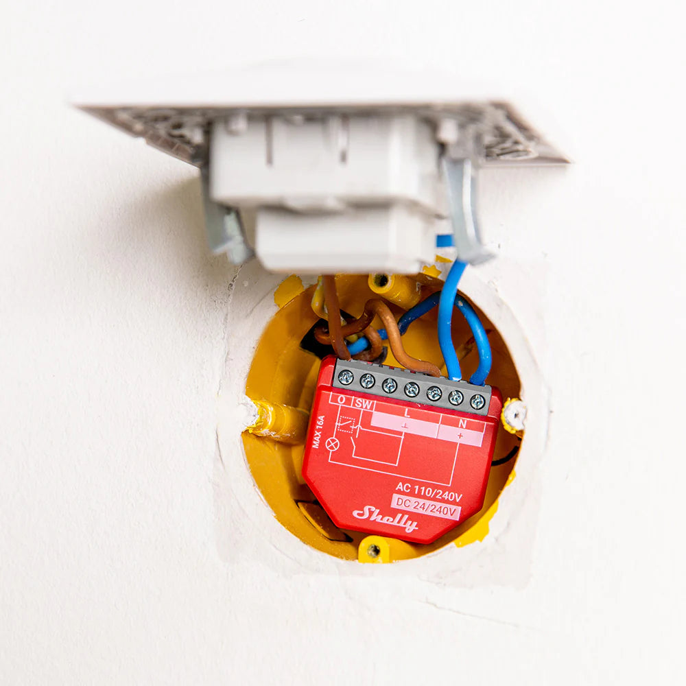 Shelly 1PM Gen4 WLAN Smart Relais mit Leistungsmessung Bluetooth Matter Shelly