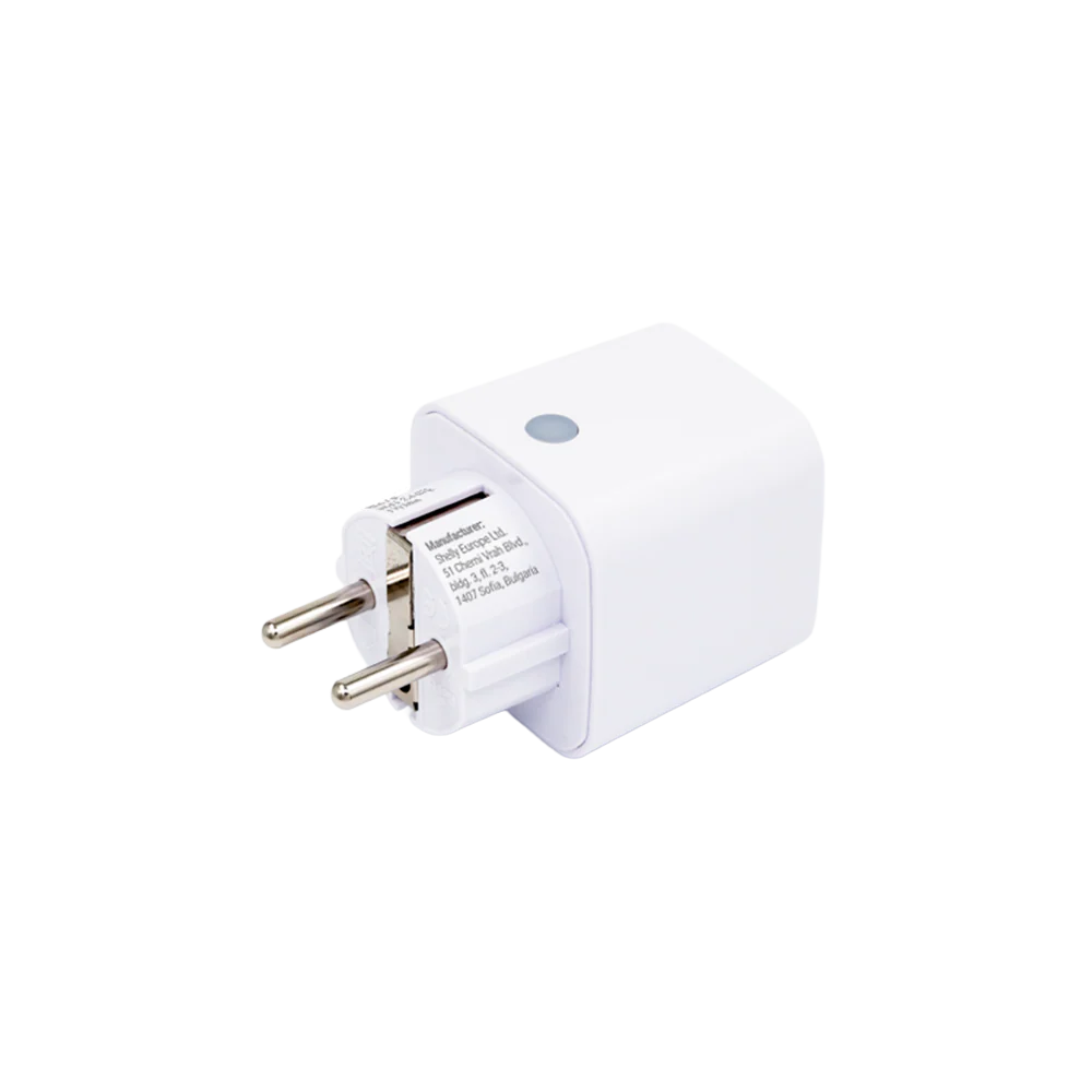 Shelly Plug M Gen3 WLAN Steckdose 13A mit Matter, Bluetooth und Messfunktion Shelly