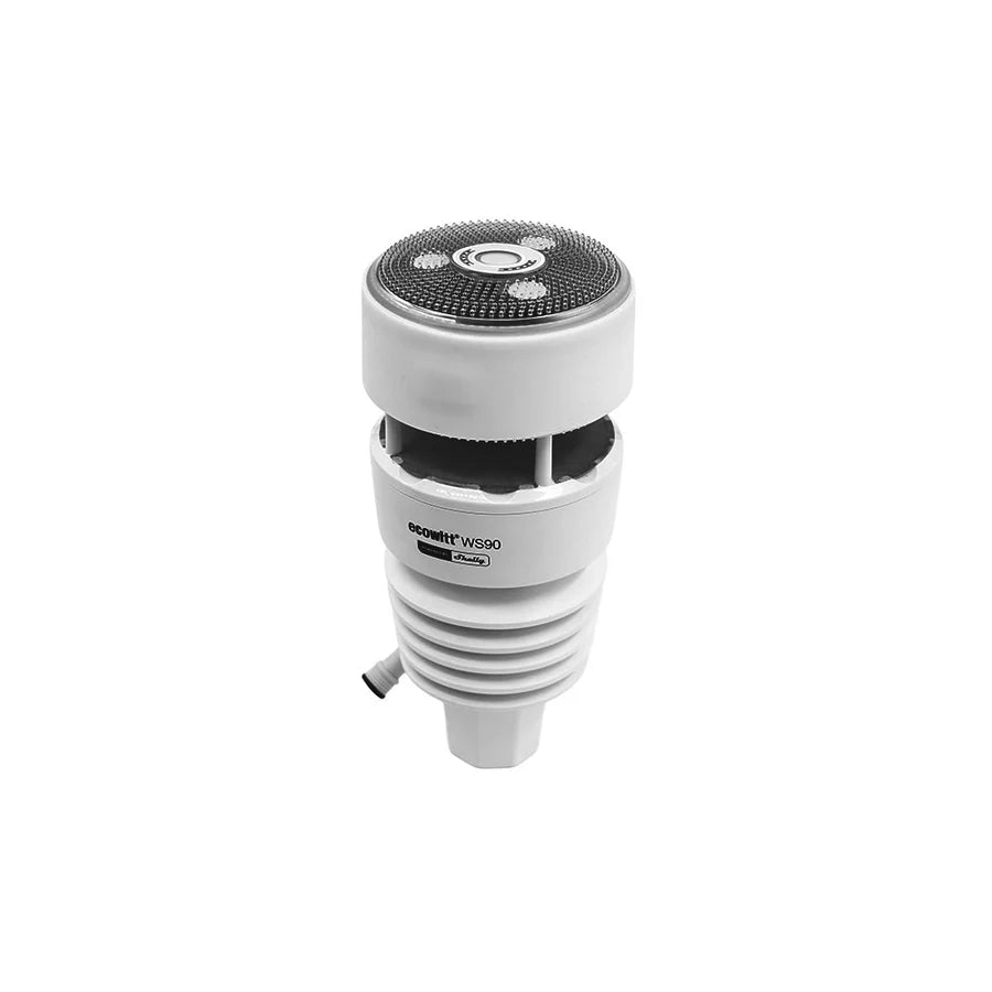 Ecowitt WS90 7-in-1 Wetterstation Sensor-Array Ultraschall-Wind Piezo-Regen Solarstrahlung UV Shelly