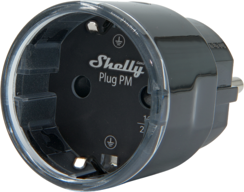 Shelly Plug PM Gen3 Black - PV One