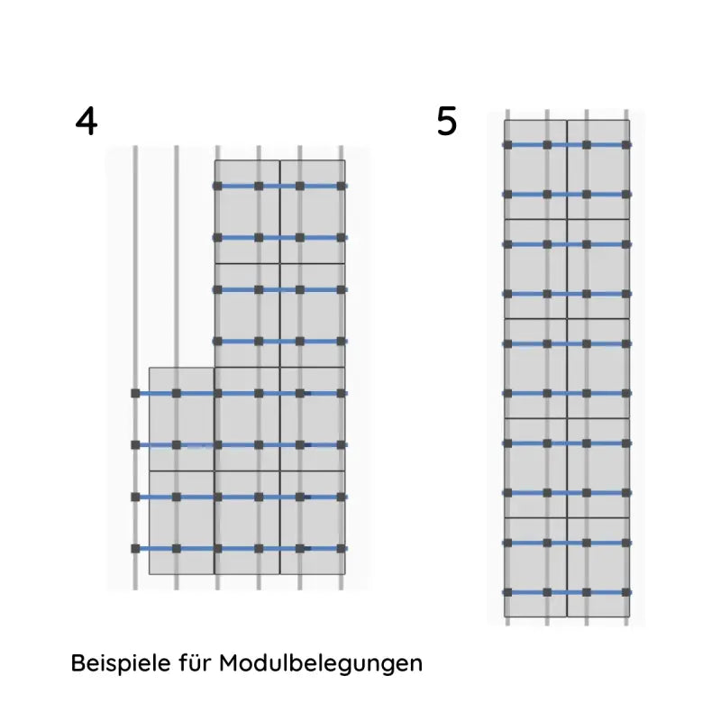 UK Paket für 10 Module von K2, SingleRail, Schrägdach, 1-lagig - PV One